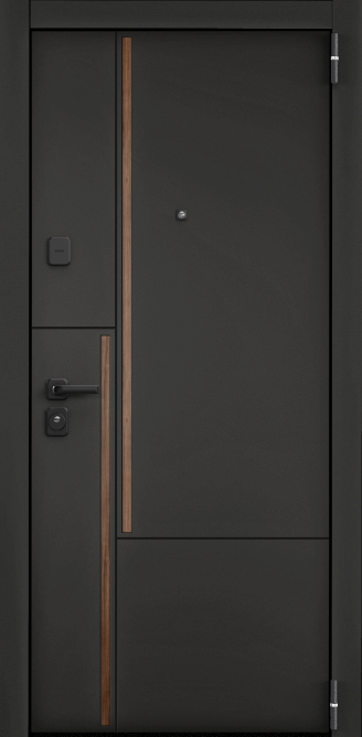 S.OMEGA PRO PP, Панель MDF с ПВХ покрытием, OP-SH1, ПВХ Черная шагрень в Новосибирске