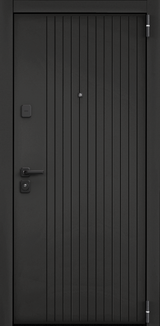 S.OMEGA PRO PP, Панель MDF с ПВХ покрытием, OP-L1, ПВХ Черная шагрень в Новосибирске