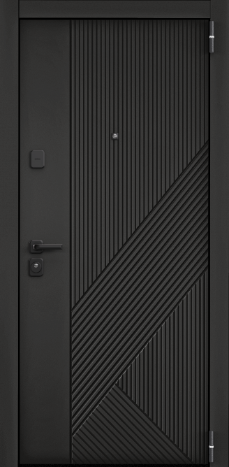 TAU PRO PP, Панель MDF с ПВХ покрытием, T-DL6, ПВХ Черная шагрень в Новосибирске